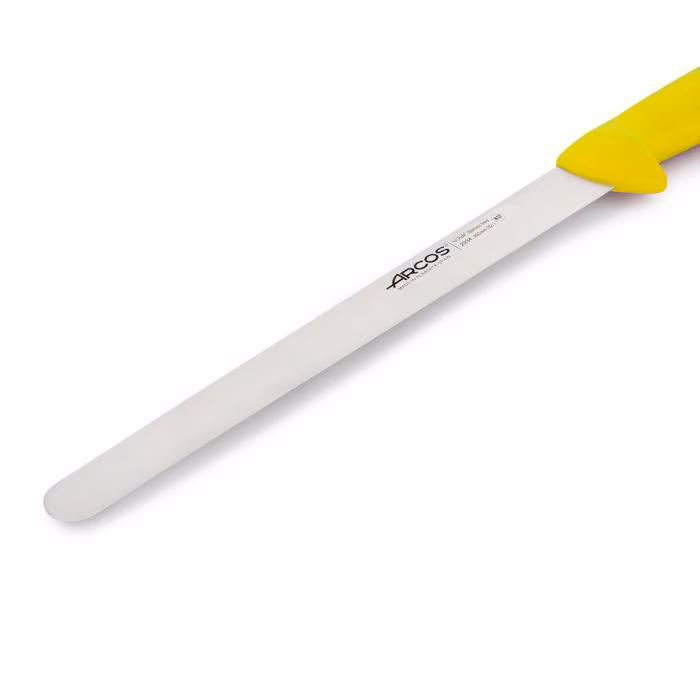 Arcos Cuchillo Fiambre Color Amarillo Serie 2900 300 Mm