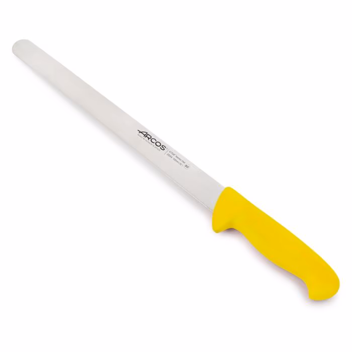 Arcos Cuchillo Fiambre color amarillo Serie 2900 300 mm