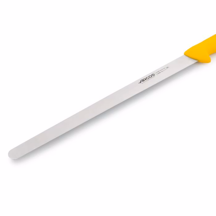 Arcos Cuchillo Fiambre Color Amarillo Serie 2900 400 Mm