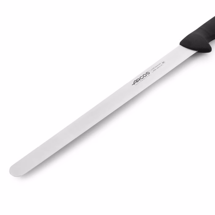 Arcos Cuchillo Fiambre Color Negro Serie 2900 350 Mm
