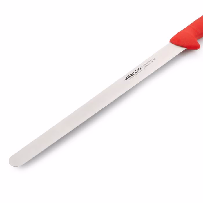 Arcos Cuchillo Fiambre Color Rojo Serie 2900 350 Mm