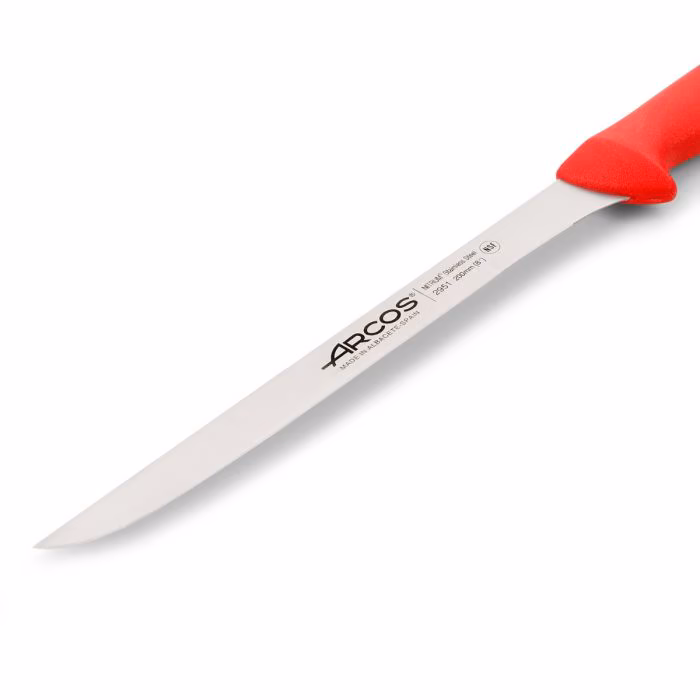 Arcos Cuchillo Fileteador Color Rojo Serie 2900 200 Mm