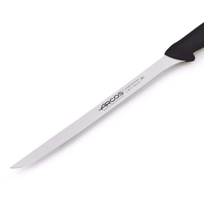 Arcos Cuchillo Jamonero Color Negro Serie 2900 240 Mm
