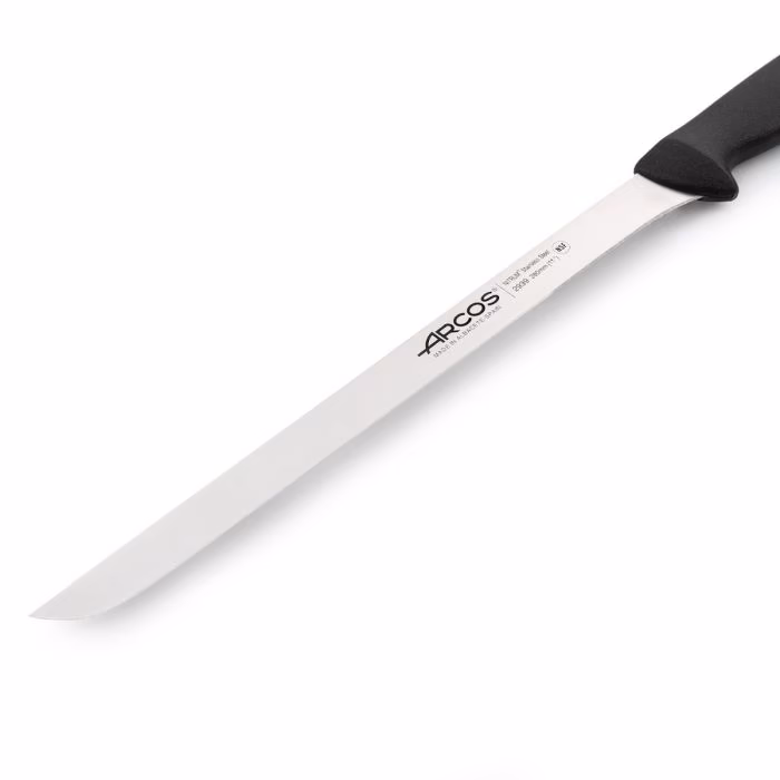 Arcos Cuchillo Jamonero Color Negro Serie 2900 280 Mm