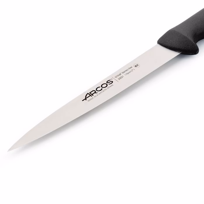 Arcos Cuchillo Lenguado Color Negro Serie 2900 170 Mm