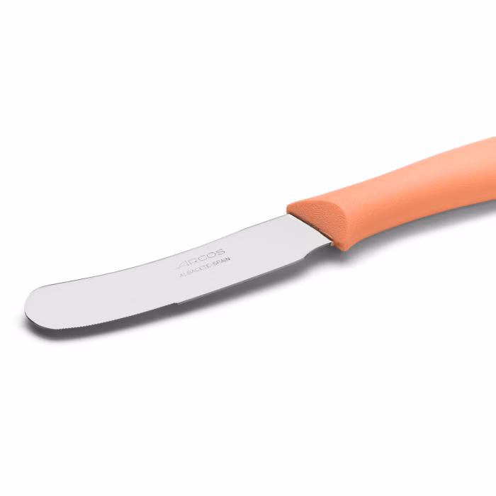 Arcos Cuchillo Mantequilla Color Coral Serie Nova 90 Mm