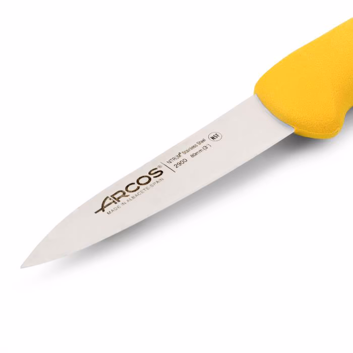 Arcos Cuchillo Mondador Color Amarillo Serie 2900 80 Mm