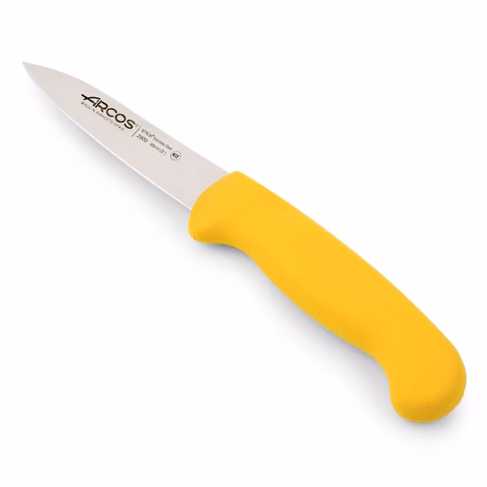 Arcos Cuchillo Mondador color amarillo Serie 2900 80 mm