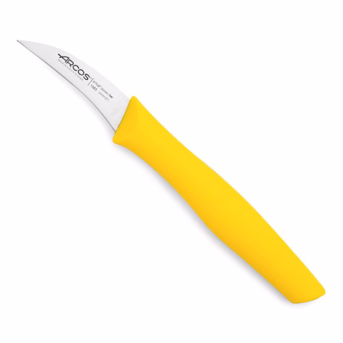 Arcos Cuchillo mondador Color Amarillo Serie Nova 60 mm