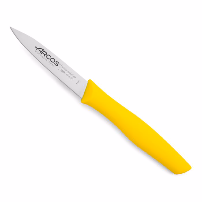 Arcos Cuchillo Mondador Color Amarillo Serie Nova 85 mm