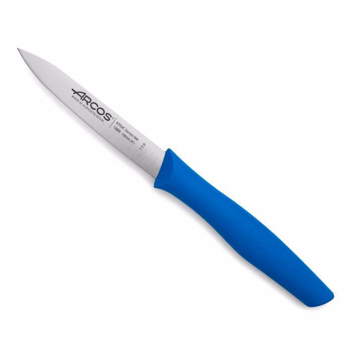 Arcos Cuchillo Mondador Color Azul Serie Nova 100 mm