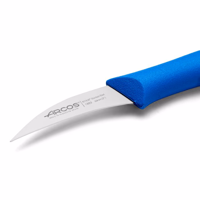 Arcos Cuchillo Mondador Color Azul Serie Nova 60 Mm