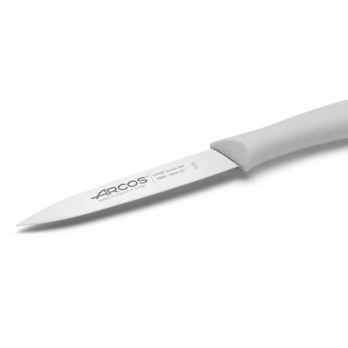 Arcos Cuchillo Mondador Color Blanco Serie Nova 100 Mm