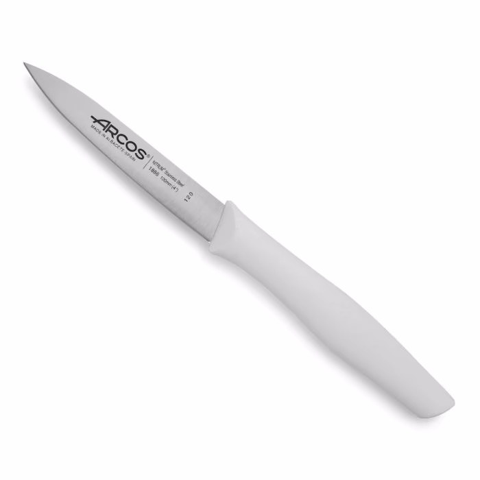 Arcos Cuchillo Mondador Color Blanco Serie Nova 100 mm