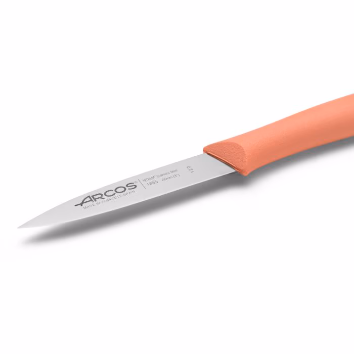 Arcos Cuchillo Mondador Color Coral Serie Nova 85 Mm