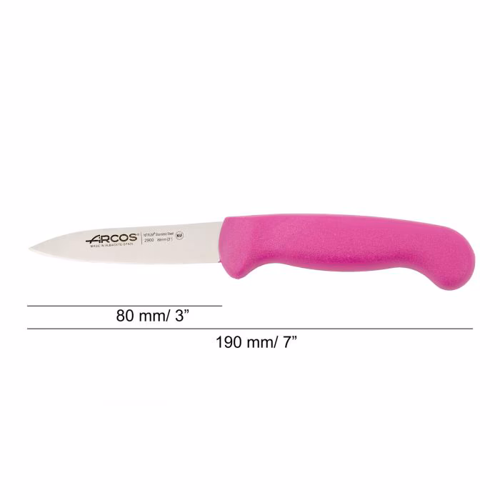 Arcos Cuchillo Mondador Color Fucsia Serie 2900 80 Mm