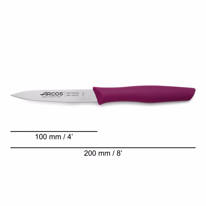 Arcos Cuchillo Mondador Color Fucsia Serie Nova 100 Mm