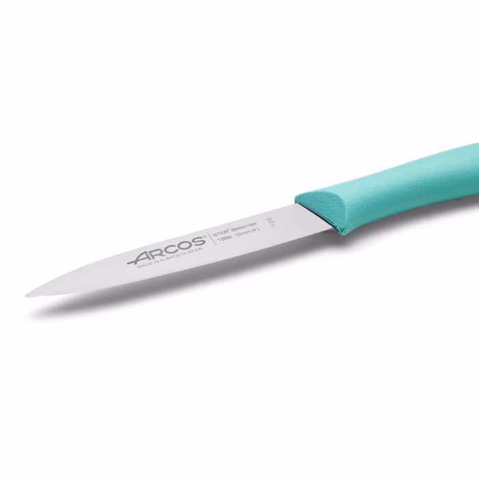 Arcos Cuchillo Mondador Color Menta Serie Nova 100 Mm