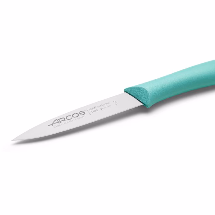Arcos Cuchillo Mondador Color Menta Serie Nova 85 Mm