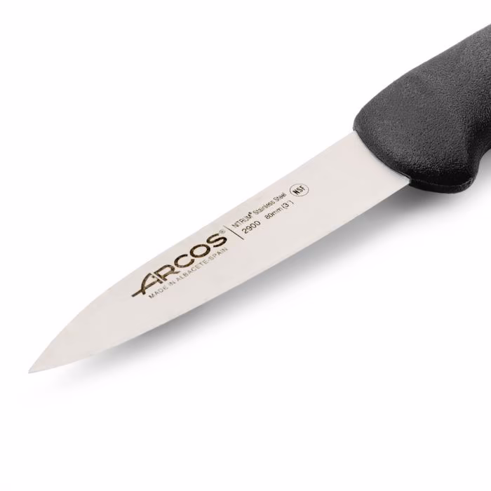 Arcos Cuchillo Mondador Color Negro Serie 2900 80 Mm