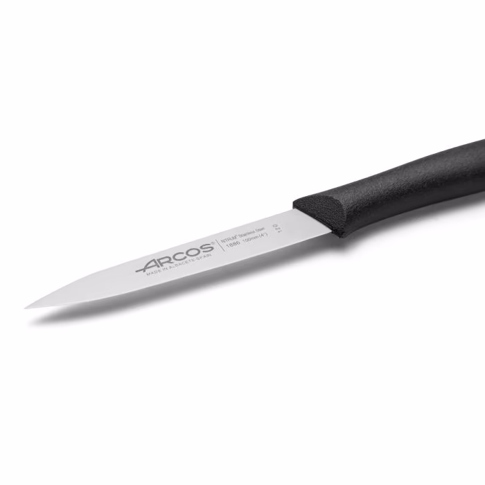 Arcos Cuchillo Mondador Color Negro Serie Nova 100 Mm