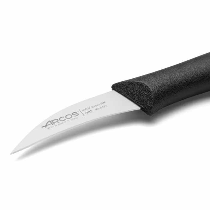 Arcos Cuchillo Mondador Color Negro Serie Nova 60 Mm