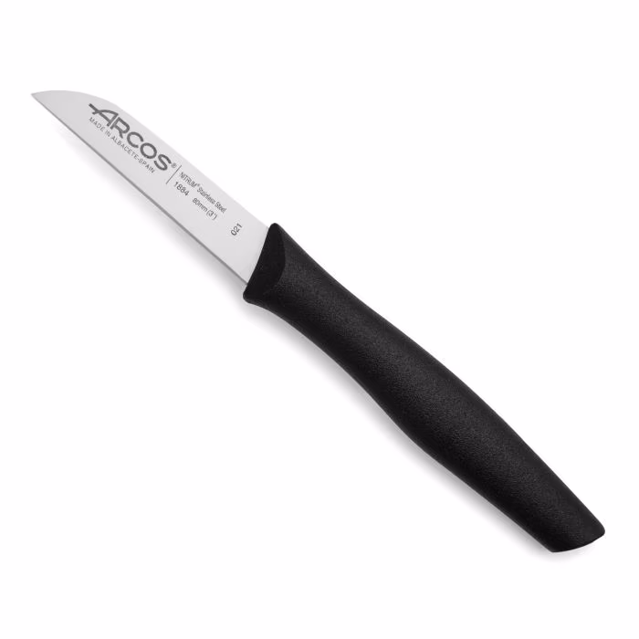 Arcos Cuchillo Mondador Color Negro Serie Nova 80 mm