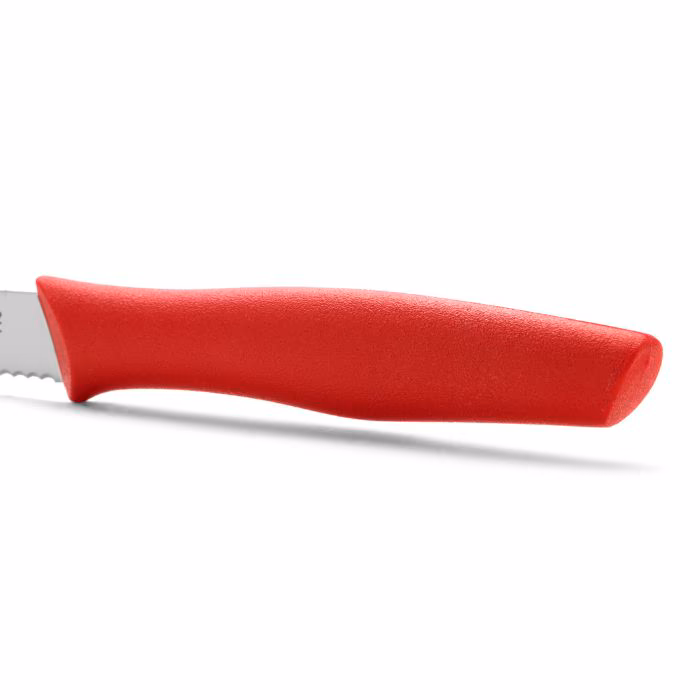 Arcos Cuchillo Mondador Color Rojo Perlado Serie Nova 100 Mm