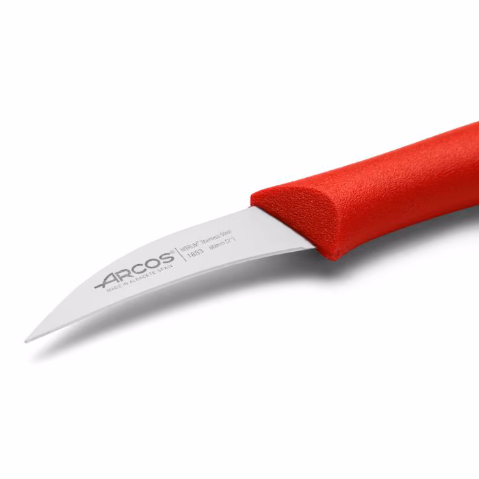 Arcos Cuchillo Mondador Color Rojo Serie Nova 60 Mm