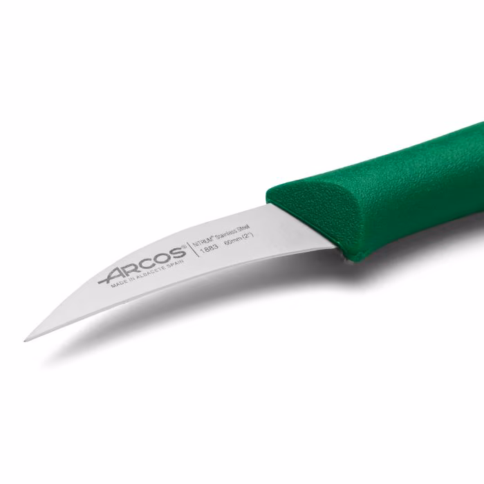 Arcos Cuchillo Mondador Color Verde Serie Nova 60 Mm