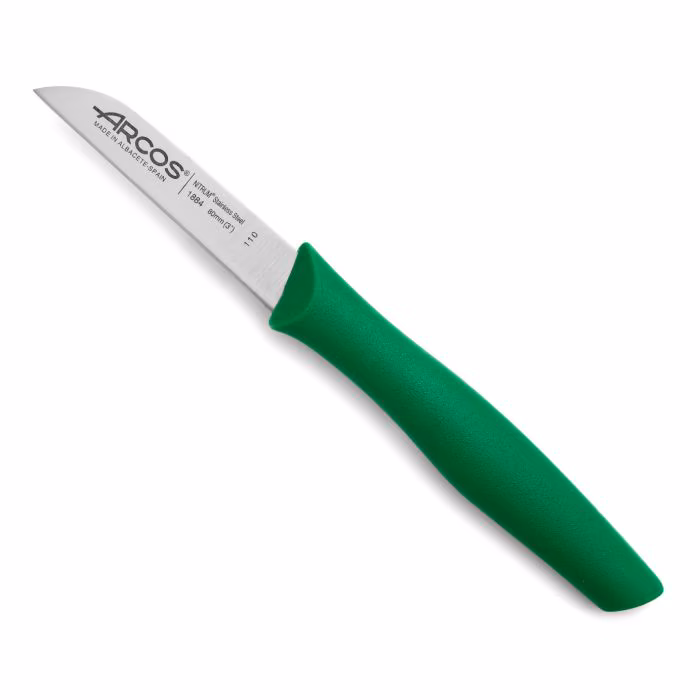 Arcos Cuchillo Mondador Color Verde Serie Nova 80 mm