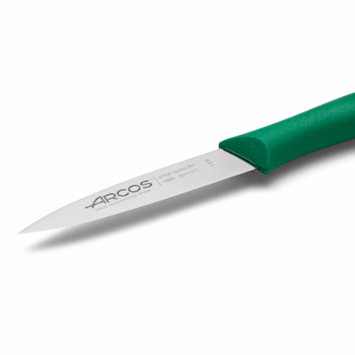 Arcos Cuchillo Mondador Color Verde Serie Nova 85 Mm