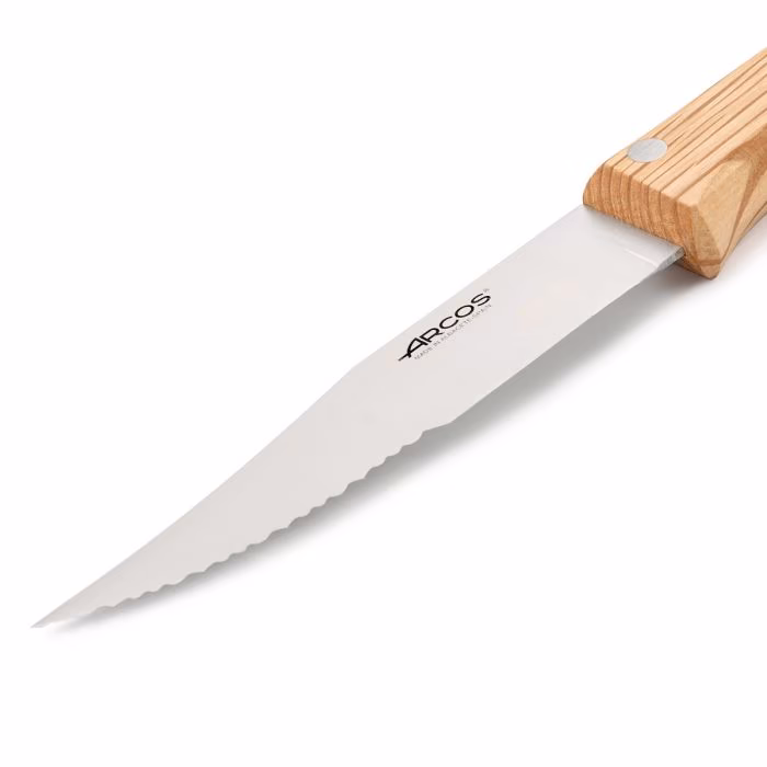 Arcos Cuchillo Para Churrasco De Madera De Encina De 125 Mm