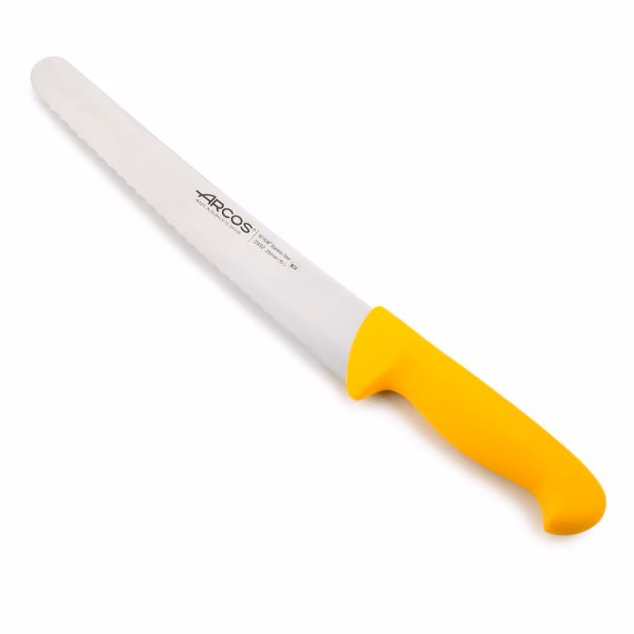 Arcos Cuchillo Pastelero color amarillo Serie 2900 250 mm