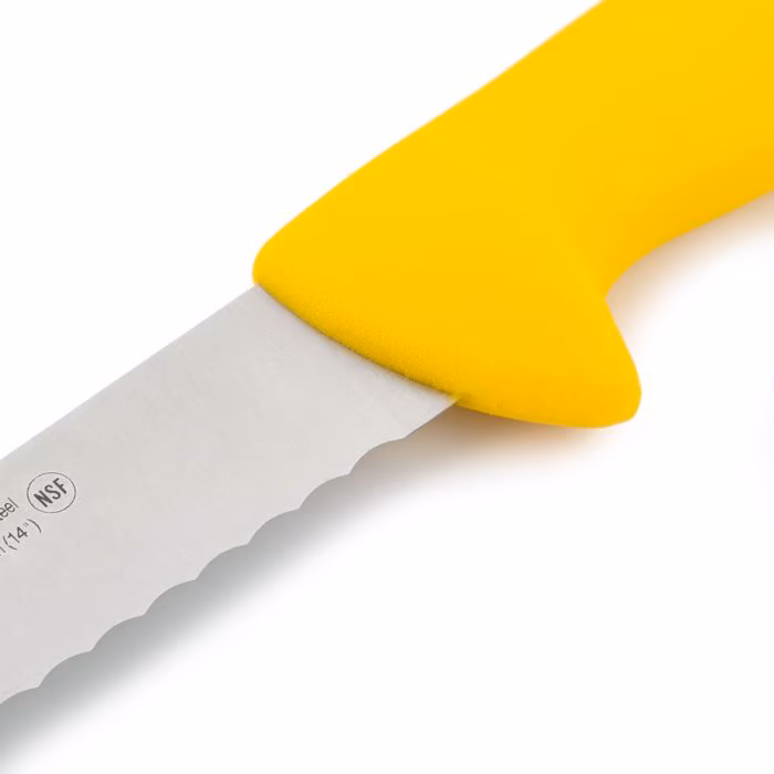 Arcos Cuchillo Pastelero Color Amarillo Serie 2900 350 Mm