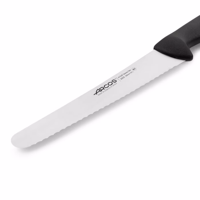 Arcos Cuchillo Pastelero Color Negro Serie 2900 250 Mm