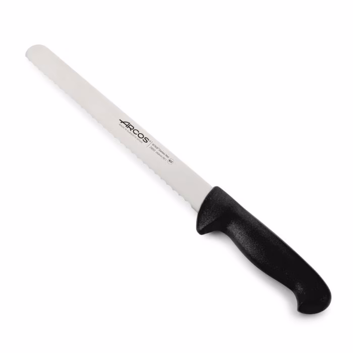 Arcos Cuchillo Pastelero color negro Serie 2900 250 mm