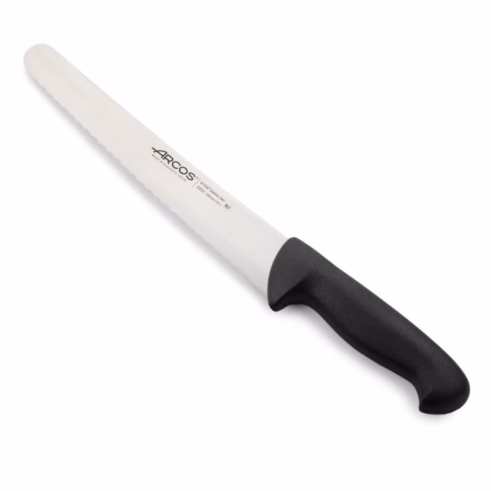 Arcos Cuchillo Pastelero color negro Serie 2900 250 mm
