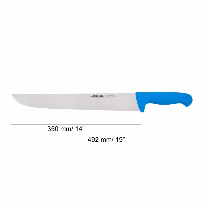 Arcos Cuchillo Pescadero Color Azul Serie 2900 350 Mm