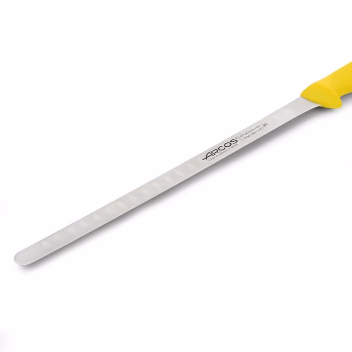 Arcos Cuchillo Salmón Color Amarillo Serie 2900 300 Mm