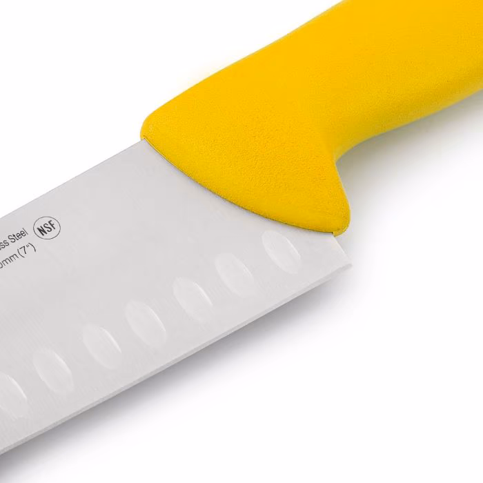Arcos Cuchillo Santoku Color Amarillo Serie 2900 180 Mm