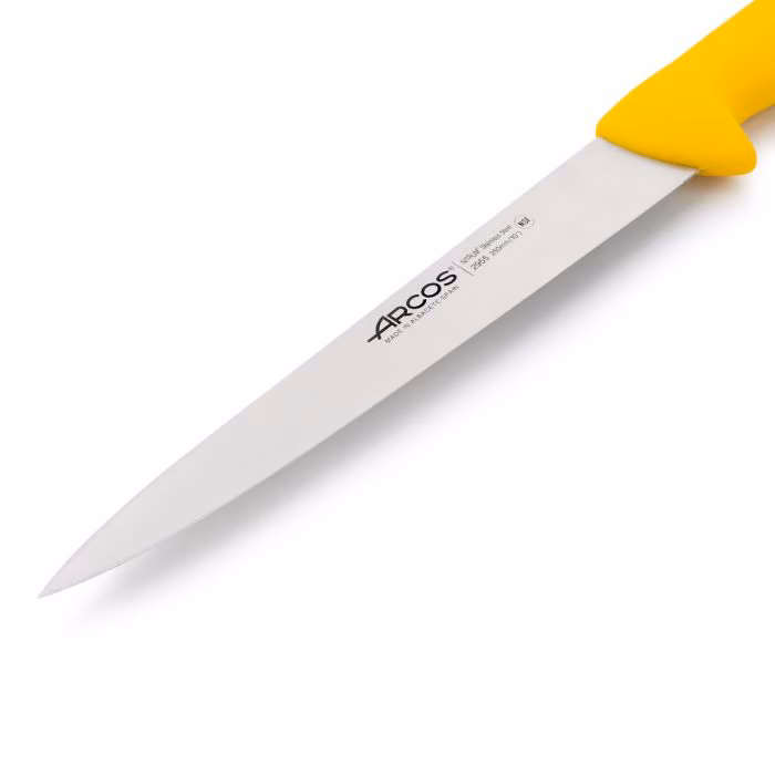 Arcos Cuchillo Trinchante Color Amarillo Serie 2900 250 Mm