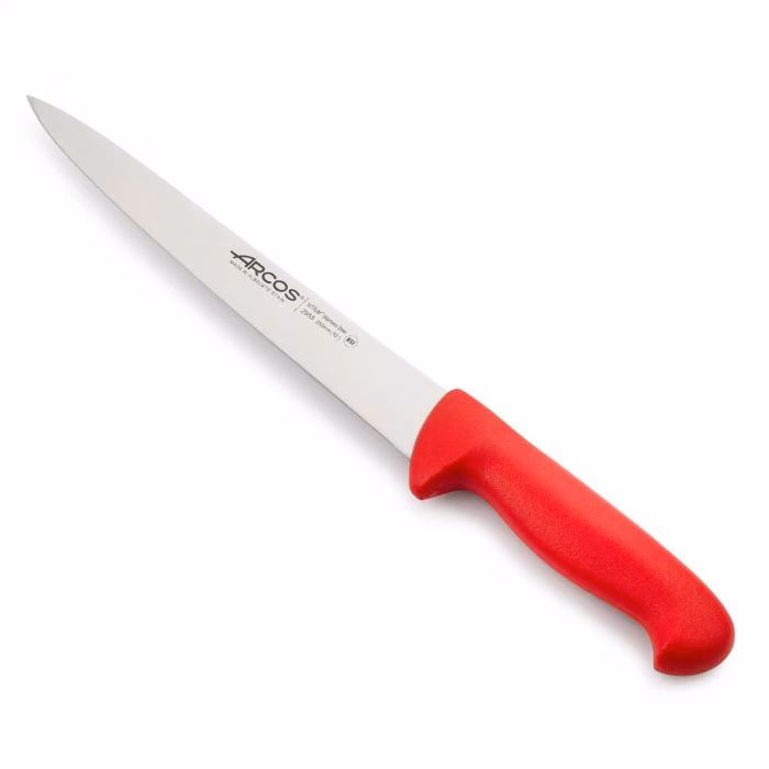 Arcos Cuchillo Trinchante color rojo Serie 2900 250 mm