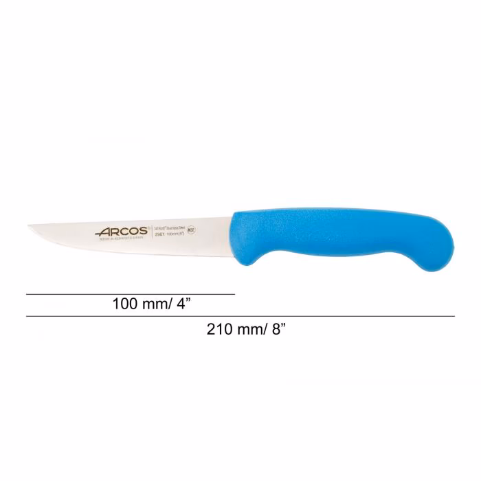 Arcos Cuchillo Verduras Color Azul Serie 2900 100 Mm