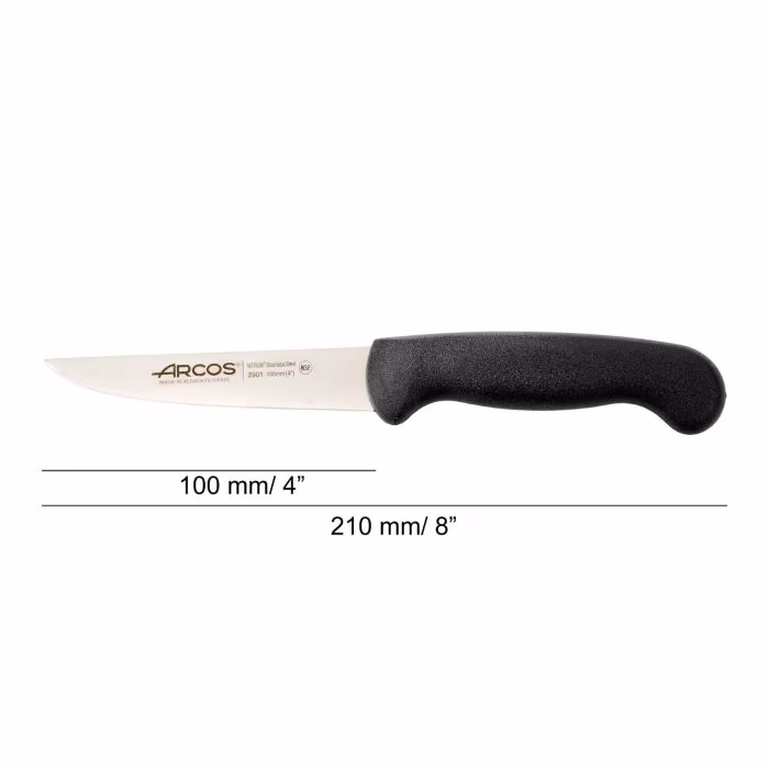 Arcos Cuchillo Verduras Color Negro Serie 2900 100 Mm