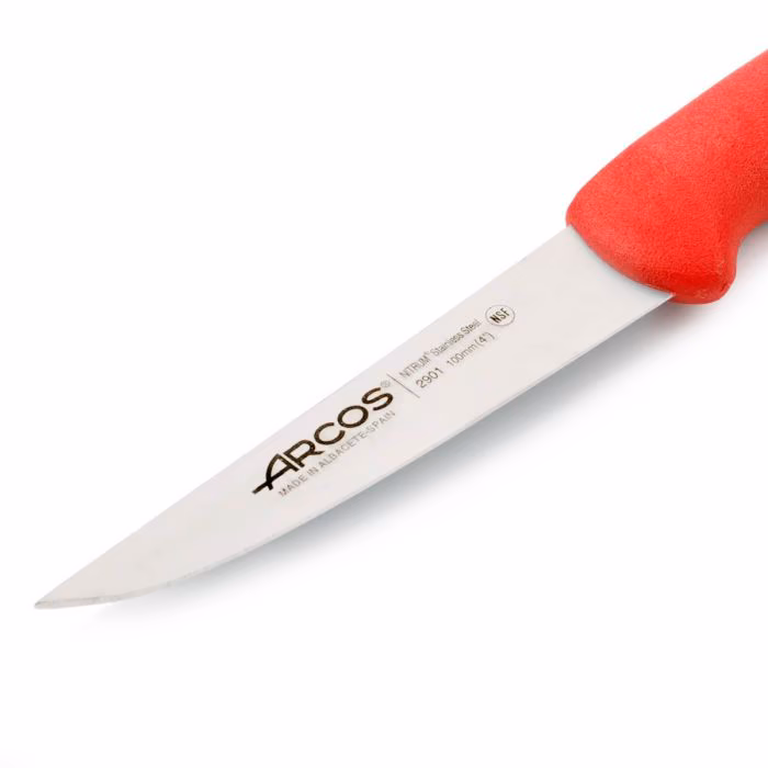 Arcos Cuchillo Verduras Color Rojo Serie 2900 100 Mm