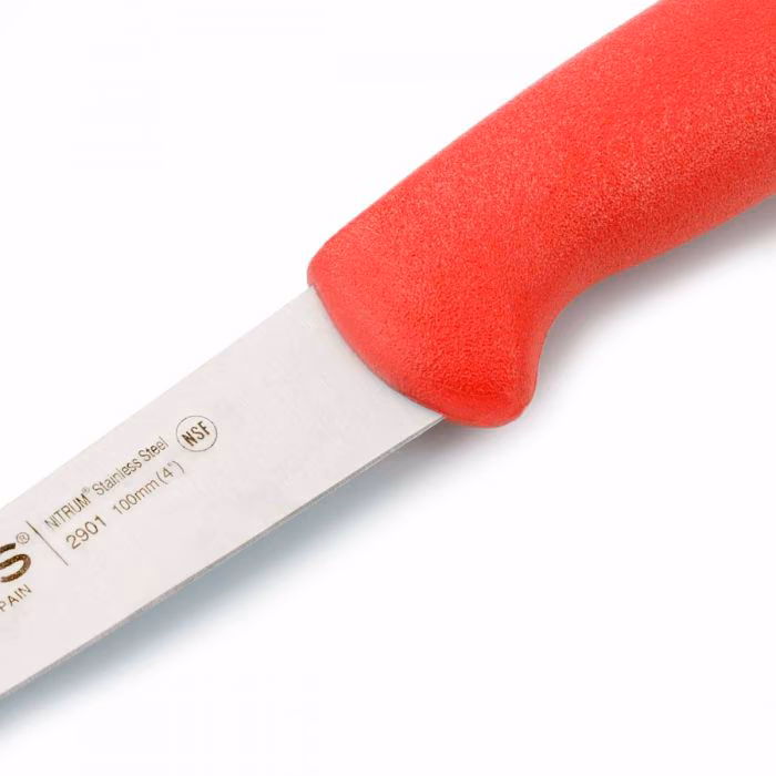 Arcos Cuchillo Verduras Color Rojo Serie 2900 100 Mm