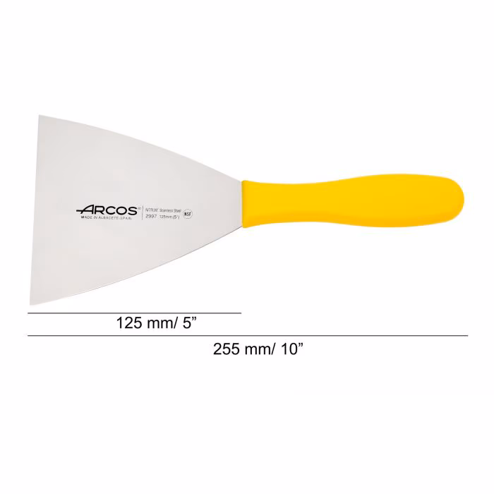 Arcos Espátula Serie 2900 Color Amarillo 125x120 Mm