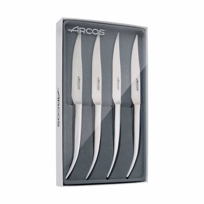 Arcos Juego 4 Pzas. Chuletero Monoblock Filo con Sierra