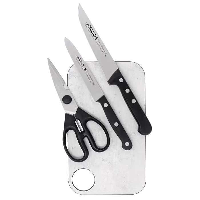 Arcos Juego cocina 2 piezas + Tijeras + Tabla Universal